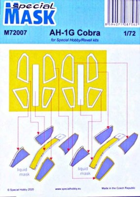 Special Hobby M72007 1/72 Mask for AH-1G Cobra (SP.HOB./REV)