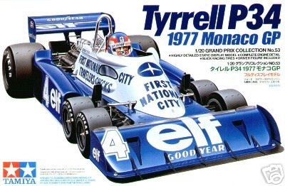 Tamiya 20053 Tyrrell P34 1977 Monaco GP 1/20