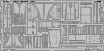 Eduard 48610 F-105D/G exterior HBS