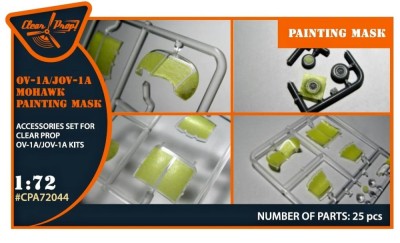 Clear Prop CPA72044 OV-1A/JOV-1A Painting Mask 1/72