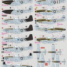 Dk Decals 72084 23rd Fighter Group 1944-45, part 2 (13x camo) 1/72