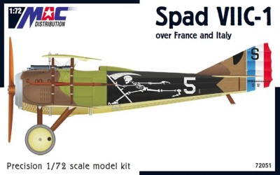 Mac 72051 SPAD VIIC-1 over France and Italy 1/72