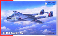 Special hobby SH72383 1/72 DH.100 Vampire Mk.I (3x RAF,RAAF,France camo)