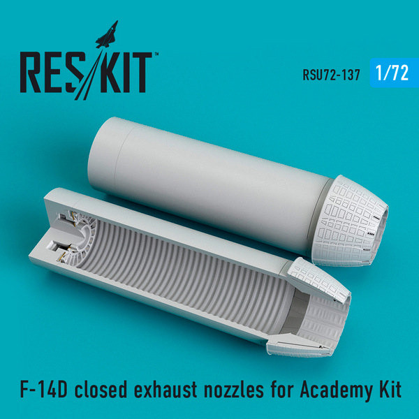 Reskit RSU72-0137 F-14D closed exhaust nozzles for Academy Kit 1/72