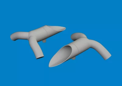 Eduard 6481129 BRASSIN DB-7B Boston III exhausts PRINT (HKM) 1/48