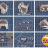 KV Models 48203 CH-47A / CH-47D Chinook (Hobby Boss #81772, #81773) + маски на диски и колеса Hobby Boss US 1/48
