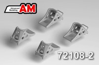 Advanced Modeling AMC 72108-2 Колодки под колеса шасси, набор №3, размер 500х240х225 мм 1/72