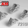 Advanced Modeling AMC 72108-2 Колодки под колеса шасси, набор №3, размер 500х240х225 мм 1/72