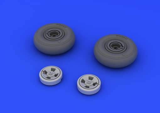 Eduard 648115 1/48 Набор дополнений Spitfire wheels - 4 spoke