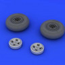 Eduard 648115 1/48 Набор дополнений Spitfire wheels - 4 spoke