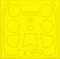 Eduard EX359 1/48 Маска для P-51D