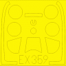 Eduard EX359 1/48 Маска для P-51D