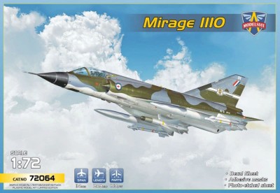 Modelsvit 72064 Mirage IIIO Interceptor (5x camo) 1/72