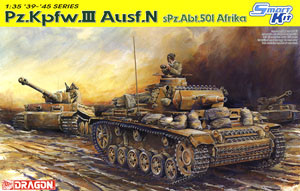 Dragon 6431 PzKpfw III Ausf. N sPz.Abt.501 Afrika 1/35