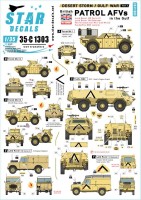 Star Decals 35-C1303 Desert Storm # 3 British Recce AFVs in the Gulf 1990-91 1/35