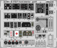 Eduard 32901 B-17E/F front interior 1/32