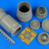 Aires 4598 MiG-23 Flogger exhaust nozzle - closed 1/48