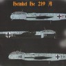 Aims AIMS72D023 Heinkel He-219 He-219A-0 G9+FB flown by Major Werner Strieb 1/72