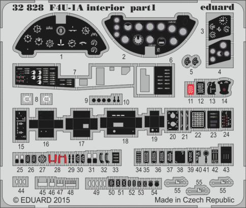 Eduard 32828 F4U-1A interior S.A. 1/32