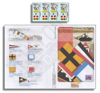 Echelon FD FL724011 Panzer Signal Flags and Pennants (WW2) 1/72