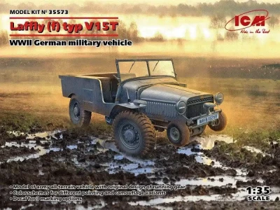 ICM 35573 Laffly (f) typ V15T German WWII milit.vehicle 1/35