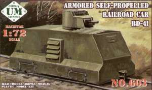 UMmt 603 Armored self-propelled railroad car BD-41 1/72