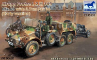 Bronco CB35133 Krupp Protze L2 H 143 Kfz.69 with 3,7 cm Pak 36 (Early version) 135 1/35