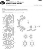 New Ware NWA-M0381 1/48 Mask C-130 E/J/H,AC-130 Hercules BASIC (ITA)