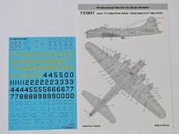 Foxbot Decals FBOT48032 Stencils for Boeing B-17 Flying Fortress 1/48