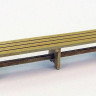 Plus model EL064 Wooden bench 1:35