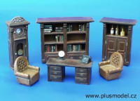 Plus model 093 Furniture - Study room 1:35