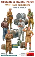 Miniart 49018 German&Italian Pilots w/ Dal Soldiers (6 fig) 1/48