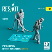 Reskit F32028 Purple jersey refueling team modern 1 (2 fig) 1/32
