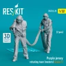 Reskit F32028 Purple jersey refueling team modern 1 (2 fig) 1/32