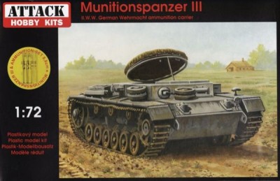 Attack Hobby 72888 Munitionspanzer III (German Ammunit. Carrier) 1/72
