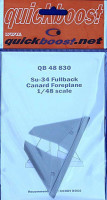 Quickboost QB48 830 Su-34 fullback canard foreplane (HOBBYB) 1/48