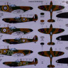 Kovozavody Prostejov 72263 Spitfire Mk.Ia 'Black & White' (3x camo) 1/72