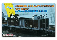 Dragon 6912 German Railway Gondola Typ Ommr w/2cm Flakvierling 38 1/35