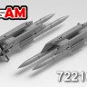 Advanced Modeling AMC 72210-1 Авиационная управляемая ракета Р-77-1 с двухпостовым балочным держателем 1/72