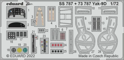 Eduard SS787 Yak-9D (ZVE) 1/72