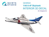 Quinta studio QD48524 A-4F (Hasegawa/Hobby2000) 3D Декаль интерьера кабины 1/48