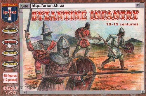 Orion ORI72044 Byzantine infantry, 10-13 '. 1/72