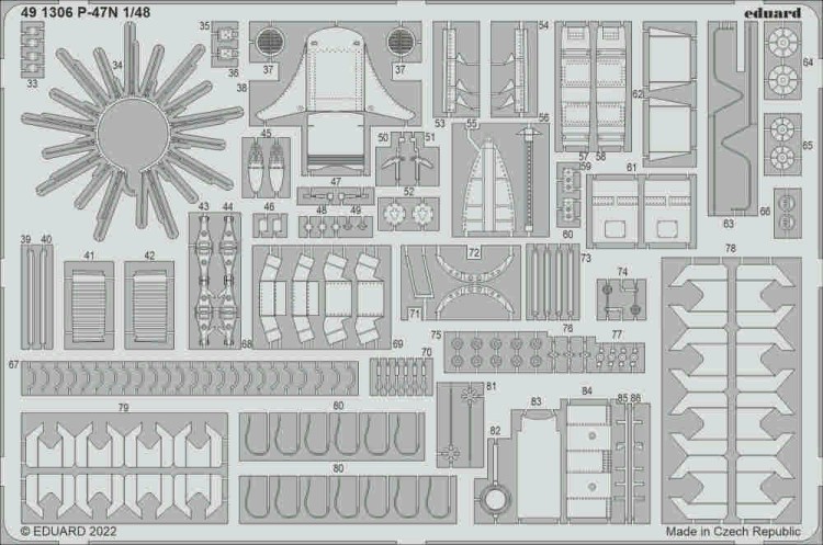 Eduard BIG49354 P-47N (ACAD) 1/48