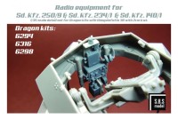 Sbs 3D041 Radio equipment Sd.Kfz.250/9 & 234/1 & 140/1 1/35