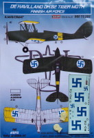 Kora Model DEC72293 DH.82 Tiger Moth Finnish Air Force декали декали 1/72