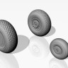 Armory ARAW48307 Douglas A-20C Boston wheels, mid 1/48