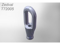 Zedval T72005 Трос Ф0,5 мм с коушами вариант 2 для основных боевых танков СССР и России 1/72