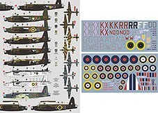 Dk Decals 72066 Wellington in RAF Service (10x camo) Part 2 1/72