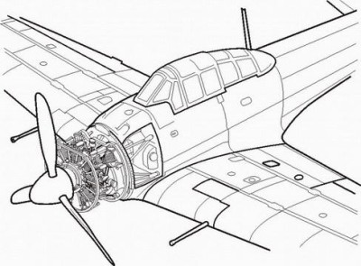 CMK 4119 A6M2/3 Zero - engine set for HAS (Sakae 21) 1/48