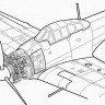 CMK 4119 A6M2/3 Zero - engine set for HAS (Sakae 21) 1/48